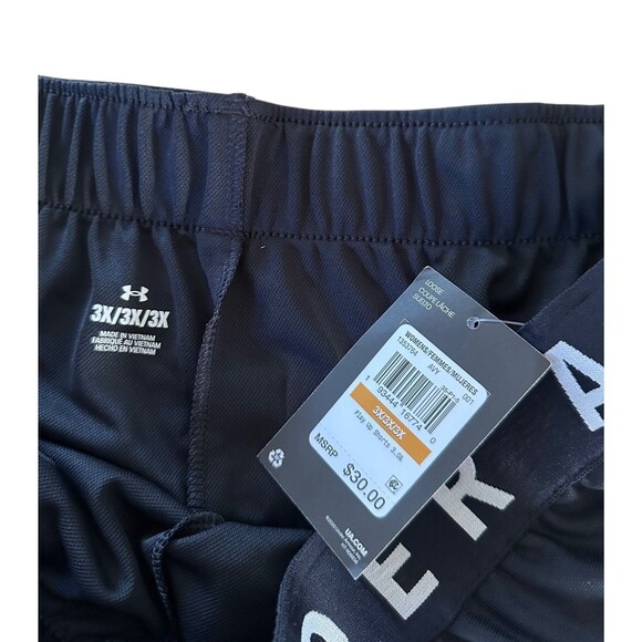 Under Armour Women's UA Play Up 3.0 Shorts w/Pockets Plus Size 3X Black - Picture 4 of 8